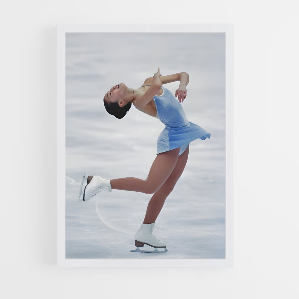 Poster Michelle kwan patineuse – affiche Patinage artistique (vue 3)
